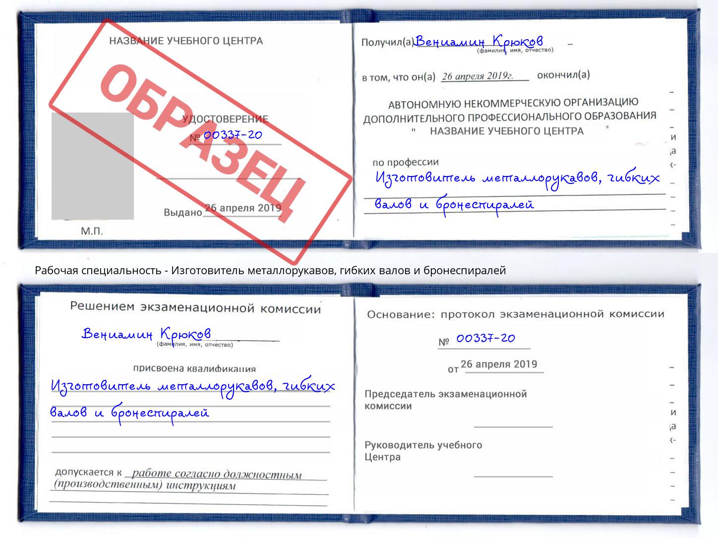 Изготовитель металлорукавов, гибких валов и бронеспиралей Мценск